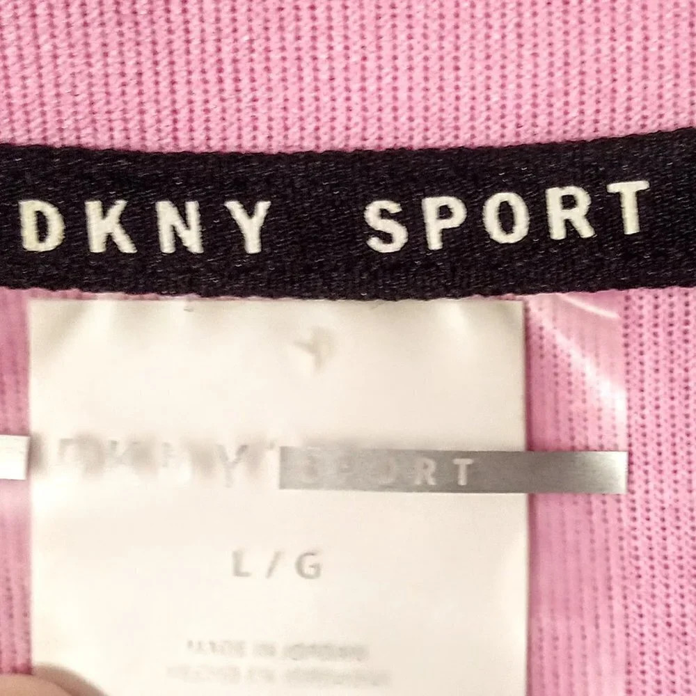 DKNY Sport Color Block 1/2 Zip Pullover Sweater - Picture 6 of 8